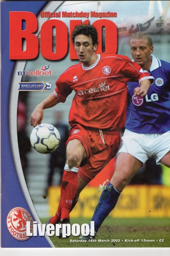 Match programme